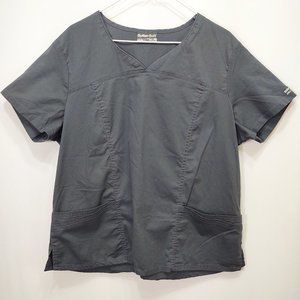 3/$30 UA Scrubs Butter-Soft Grey Scrub Top XL